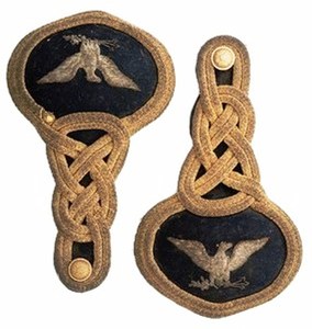 Nudo de cordón de hombro de oro alemán, venta al por mayor, accesorios de uniforme con cable, charreteras y hombreras para uniformes de guardia - Product Image 2
