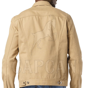 Professional Clothing Manufacturing <b>Denim</b> Jackets for Custom Color Men Best Selling Jackets With 100% Cotton <b>Material</b> - Product Image 2