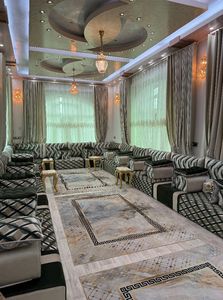 Sofá estilo Majlis árabe, diseño clásico, elegante conjunto para sala de estar, asientos de esquina de lujo, diseño que ahorra espacio - Product Image 5