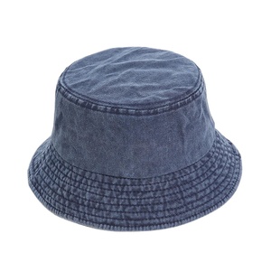 High Quality Custom Bucket <b>Hats</b> Acid Wash Style Solid Embroidery Button Ripped Travel Party Lightweight Breathable 100% Cotton - Product Image 1