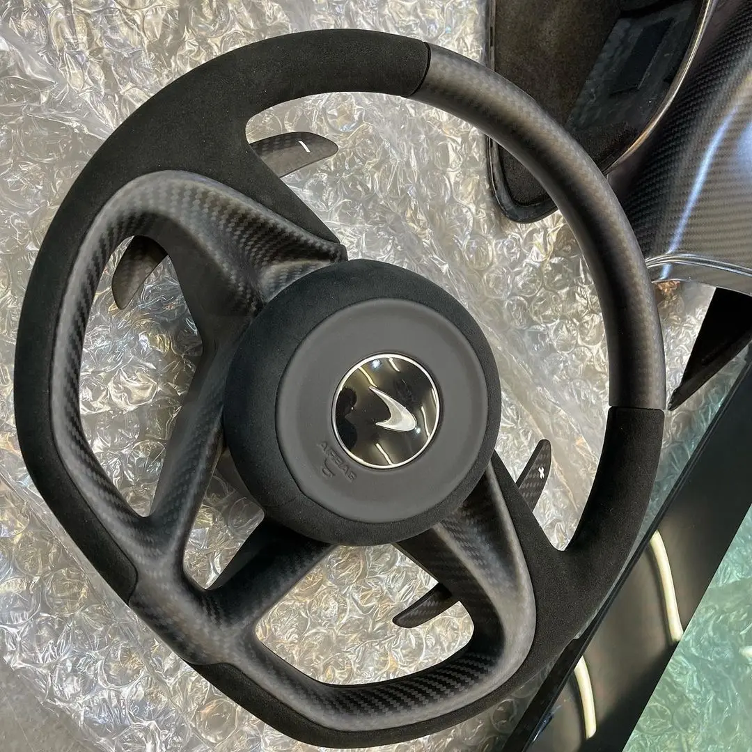 Original Steering wheel for McLaren MP4-12C 540C 570S 570GT 600LT 620R 650S 675LT 720S Senna P1 Speedtail GT Artura MSO