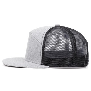 Casquettes de baseball pour hommes et femmes, bord lisse et simple, en maille imperméable pour l'extérieur, bord plat, vintage, hip-hop sportif - Product Image 4