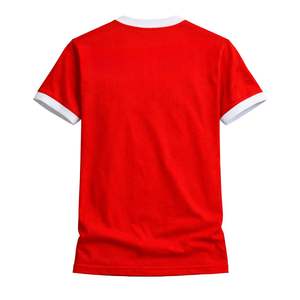 T-shirt en chenille rouge et blanc ΚΑΨ Kappa Alpha Psi, taille réelle, coton premium, broderie, vêtements de fraternité grecque - Product Image 5