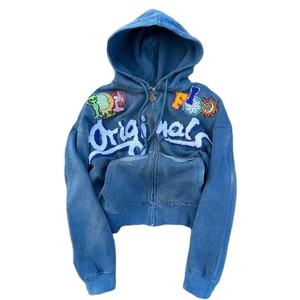 100% coton hommes sweat pull à capuche à manches longues doublé polaire doux confortable OEM Logo personnalisé soutien - Product Image 1