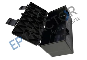 Small <b>Heavy</b> <b>Duty</b> Plastic Tractor <b>Tool</b> <b>Box</b> Storage Case Universal Fit OEM Replacement - Product Image 3