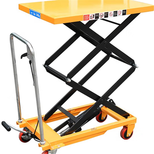 Plataforma Hidráulica Manual Móvil, Plataforma Elevadora de Tijera <span class=keywords><strong>para</strong></span> Vehículos, Plataforma Elevadora Pequeña Manual, Elevador Móvil - Product Image 2