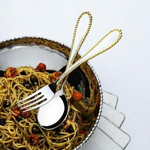 Recién llegado, juego de cubiertos de acero con espejo Premium, cubiertos Premium ecológicos para cenas formales, reuniones, restaurantes, venta al por mayor - Product Image 6