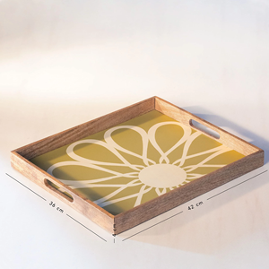 Plateau imprimé en bois Top Trending produit fait à la main ustensiles de cuisine utilisation pour l'hôtel et le restaurant meilleure qualité fabriqué en Inde - Product Image 5