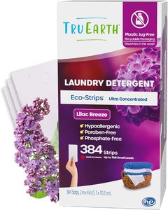 Feuilles de lessive sèche Tru Earth Lilac Breeze – 384 bandes - Product Image 1