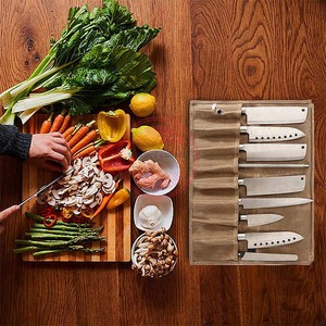 Custom Durable <b>Canvas</b> Professional Knives <b>Tools</b> <b>Bag</b> Chef Roll Knife <b>Bag</b> - Product Image 6