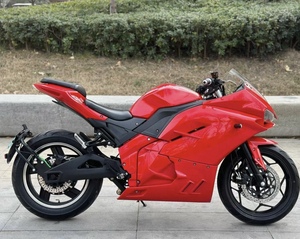Cream Brushless <b>Electric</b> Scooter 72V <b>500W</b> High-Speed Sport <b>Bike</b> with Windshield and Disc Brakes - Product Image 4