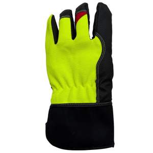 Nuevos guantes mecánicos de cuero protectores de moda para hombre al por mayor, todos los colores, forro de poliéster, anticorte, antideslizante, trabajo al aire libre - Product Image 3
