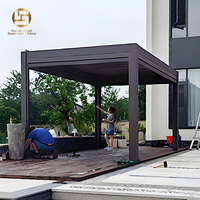 Nouvelle Pergola en Aluminium à Lamelles pour Parking de Voitures - Étanche Motorisée Tailles Personnalisables