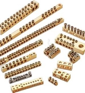 บล็อกกลางไฟฟ้าทองเหลืองคุณภาพดีสำหรับอุปกรณ์ไฟฟ้าหรือสวิตช์เกียร์ - Product Image 6