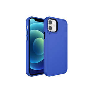 Coque en silicone antichoc de qualité supérieure pour iPhone 11 11 Pro avec cadre métallique imprimé UV et boutons design, compatible avec la couleur bleu sax. - Product Image 1