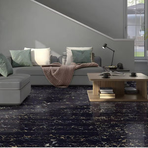 Clonic กระเบื้องพอร์ซเลนสีดำเงางามสูง600x1200มม. ออกแบบกันลื่นสำหรับพื้นภายในแบบยุโรปที่ทันสมัยสำหรับวิลล่าห้องยุโรป - Product Image 1