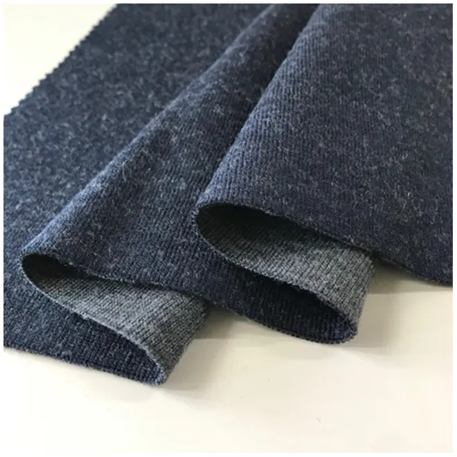 Tela de lana tejida de Spandex NKDWW1042 sostenible de alta calidad
