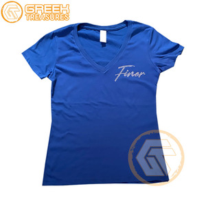 Venta al por mayor personalizada Zeta Phi Beta mujeres camiseta hermandad ropa algodón camisetas más finas mujeres fraternidad prendas - Product Image 3