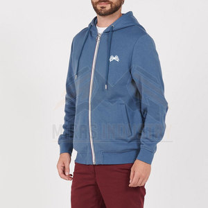 Sweat-shirt d'hiver pour hommes de haute qualité Anti-boulochage coton Polyester solide à capuche poche polaire uni teint léger respirant - Product Image 5