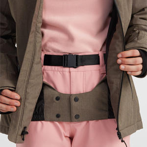 Proveedor OEM Chaqueta de esquí para mujer Ajuste personalizado Diseño transpirable Tela impermeable Logotipo de marca y etiqueta privada - Product Image 3