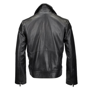 Meilleure vente hommes support à capuche veste en cuir sur mesure toile tissu hiver à la mode porter avant Logo lettre coupe-vent - Product Image 5