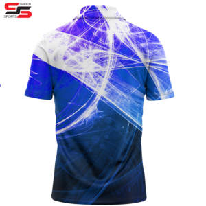 เสื้อโปโลผู้ชายแบบมีสไตล์แบบมีกระดุมกลางปกเสื้อแบบแห้งเร็วเหมาะสำหรับฤดูร้อน - Product Image 2