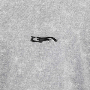 T-shirt long surdimensionné vintage délavé à l'acide pour homme - Couleur et logo personnalisables 100% coton de haute qualité séchage rapide imprimé - Product Image 4