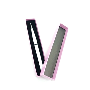 Pinzas profesionales para extensión de pestañas, agarre de diamante, pinzas para pestañas de acero inoxidable sólido con recubrimiento de polvo blanco, Etiqueta Privada - Product Image 6
