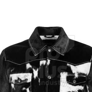 Chaqueta de Cuero Vacuno Auténtico Premium para Hombre, Resistente, Duradera, Transpirable, de Secado Rápido, Ecológica, con Logotipo Frontal, para Invierno - Product Image 4