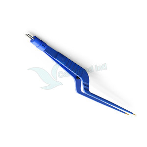 Fórceps bipolares antiadherentes de color personalizados hechos en fábrica más vendidos, abrazadera de plástico ligera de acero inoxidable, fuente de energía eléctrica - Product Image 4