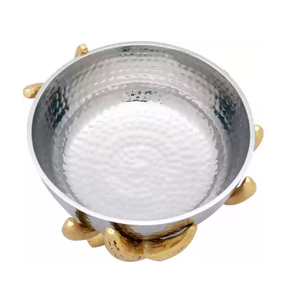 Soporte de cuenco de latón redondo de la más alta calidad, accesorios para el hogar, cuencos decorativos para servir con soporte de diseñador de latón - Product Image 4