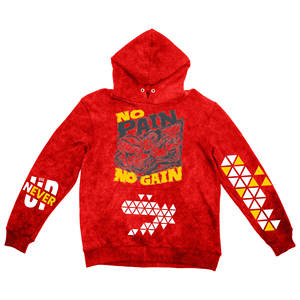 Sudaderas con capucha lavadas de peso pesado mezcladas con algodón 100% para hombres, algodón de rizo francés de alta calidad, lavado ácido desgastado Vintage - Product Image 1