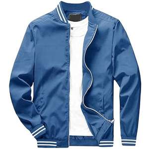 Vestes d'université brodées à impression personnalisée de haute qualité Veste de baseball personnalisée pour hommes Veste d'université surdimensionnée vierge en gros - Product Image 2