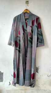 Floral Block Print Cotton <b>Velvet</b> Summer <b>Dress</b> Lightweight Boho Mini Handmade Casual Natural Waist Washable Outfit <b>for</b> <b>Women</b> - Product Image 4