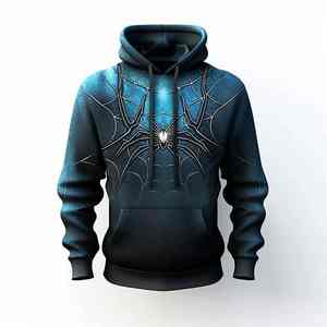 Sweat à capuche oversize tendance pour homme, 100% coton, poids lourd, qualité de luxe, uni, teinture écologique, impression puff - Product Image 2