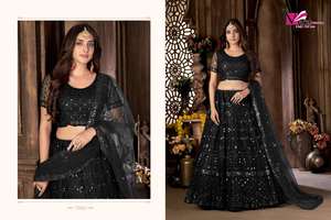 ชุด lehenga choli คอลเลกชั่นใหม่พร้อมชุดเย็บปัก - Product Image 4