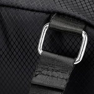 Bolsa con cordón de logotipo personalizado promocional, Mochila deportiva de poliéster, bolsas de gimnasio de nailon con cordón y bolsillo con cremallera - Product Image 3