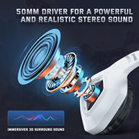 Casque de jeu sportif Onikuma K10 filaire 3,5 mm avec réduction de bruit, stéréo 50 mm et microphone – Vente en gros