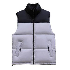 Veste sans manches matelassée légère pour homme, sur mesure, vente en gros, activités de plein air, usage quotidien, chaude, grande taille, bodywarmer - Product Image 6