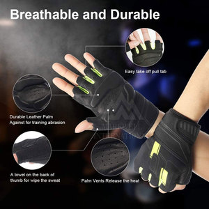 Yoga Bodybuilding Training Breathable Non-Slip Half Finger <b>Fitness</b> <b>Gloves</b> 2022 New Model <b>Fitness</b> <b>Gloves</b> - Product Image 2