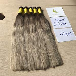 Extensions de cheveux en vrac Virgin Remy Extension de cheveux humains Toutes les couleurs Hot Trendy 2024 Product - Product Image 1