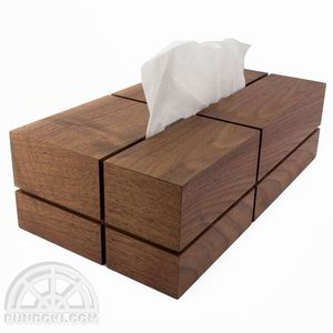 Lot de 3 ronds de serviette pour tenir la serviette pour la maison ou l'hôtel en bois disponible en formes non identiques - Product Image 3