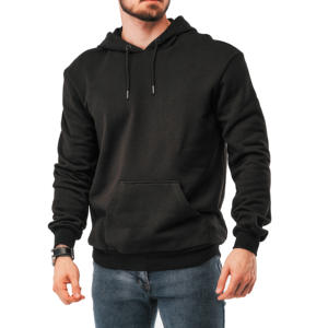 Trendy Men's <b>Hoodies</b> Plain Basics 100% Cotton Fleece Outdoor Clothing Custom Screen Printing Thick Blank Solid Color <b>Hoodies</b> Men - Product Image 4