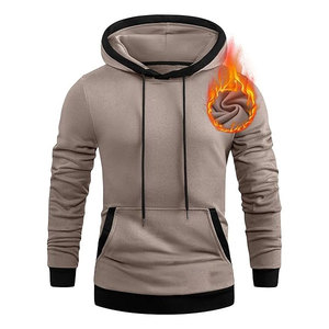 เสื้อฮู้ดผ้าฟลีซผสมสำหรับฤดูหนาวผ้าโพลีเอสเตอร์/ ผ้าฝ้ายปักแบบวินเทจ - Product Image 5