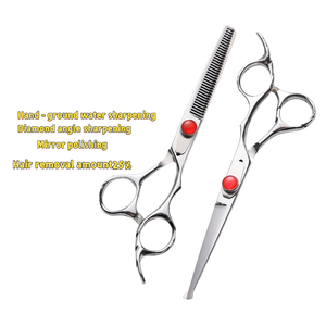 Ciseaux de coupe de coiffure multicolores en acier inoxydable 440C de haute qualité - Product Image 3