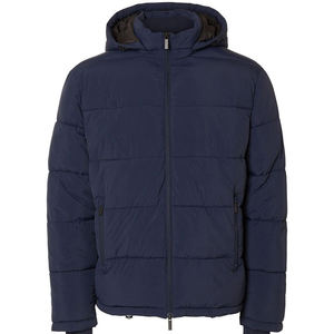 Fabricant d'équipement d'origine Vente en gros Grande rue Veste bulle Veste d'extérieur imperméable au vent chaude pour hommes avec logo à l'avant - Product Image 1