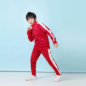 Professional Quality Unisex Solid Color Loungewear Set <b>Long</b> <b>Sleeve</b> <b>Top</b> and Pants Soft Cotton Casual Wear for Men Women and Kids - Product Image 4