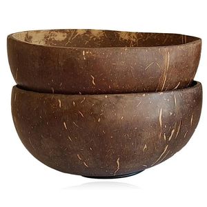 Cuenco de cáscara de coco personalizado, cuenco ecológico natural para regalo de impresión de logotipo y suministro al por mayor - Product Image 2