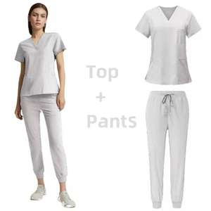 Uniformes médicos para mujer, para hospital uniforme de enfermera, servicio OEM, enfermera - Product Image 3