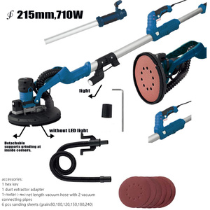 Lijadora Eléctrica <span class=keywords><strong>de</strong></span> Pared <span class=keywords><strong>de</strong></span> Alta Eficiencia Tipo <span class=keywords><strong>Jirafa</strong></span> para Bricolaje con Absorción <span class=keywords><strong>de</strong></span> Polvo para Paredes y Techos - Product Image 4
